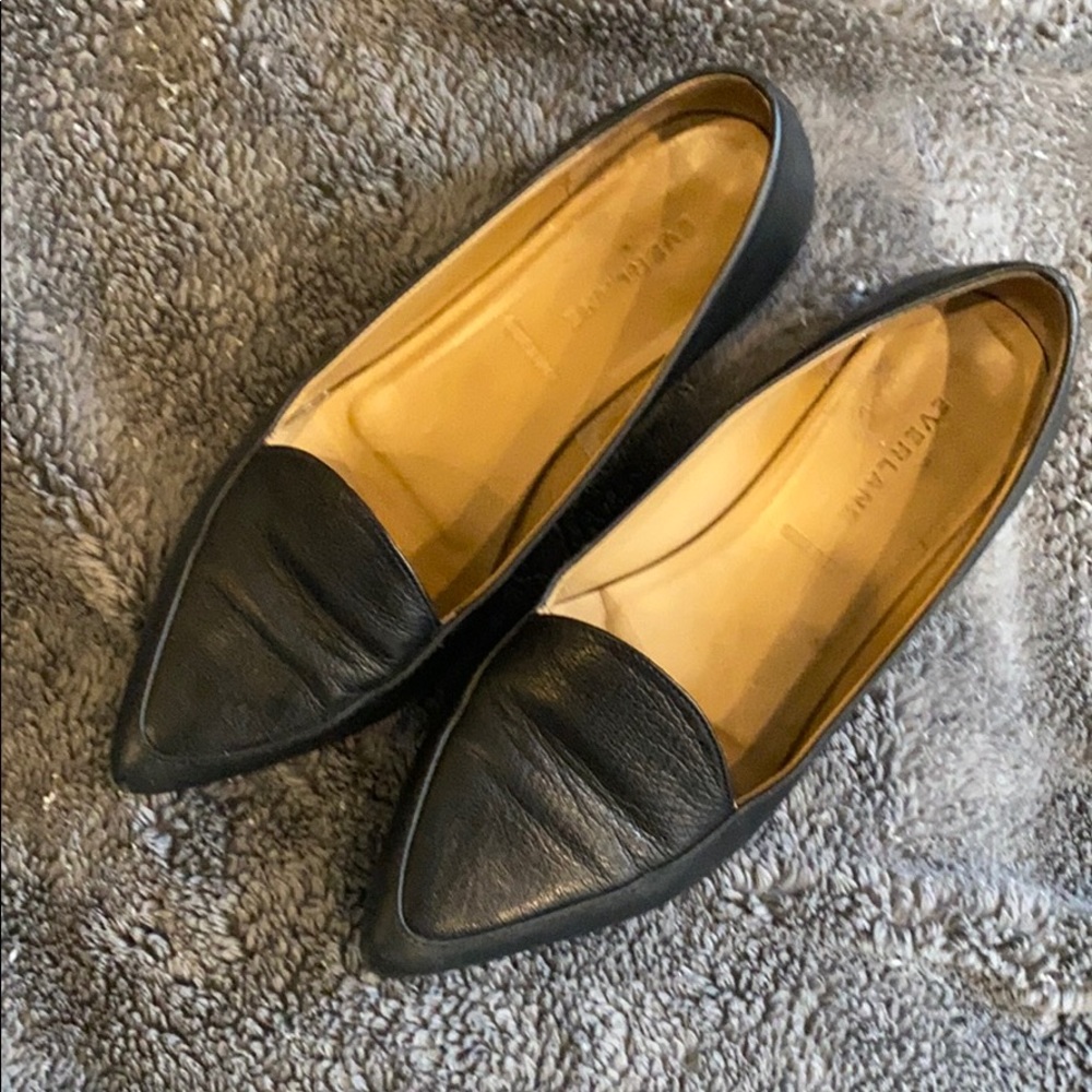 Everlane Italian Leather Modern Pointed Loafer 6